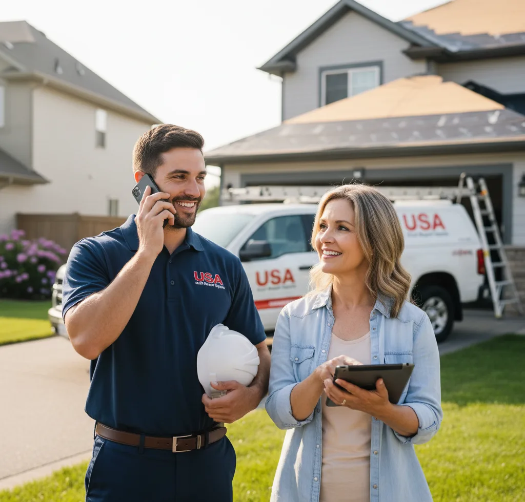USA Roof Repair Experts customer support in Little Silver